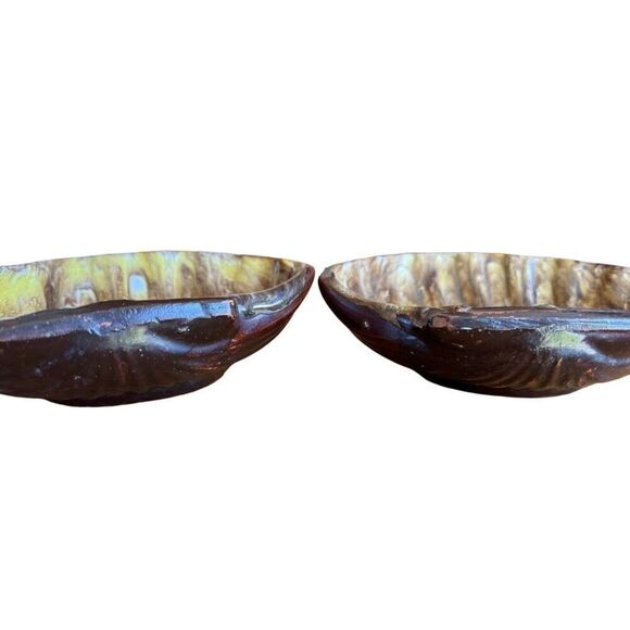 Set of 2 gorgeous sea shell ceramic trinket trays - Picture 8 of 8